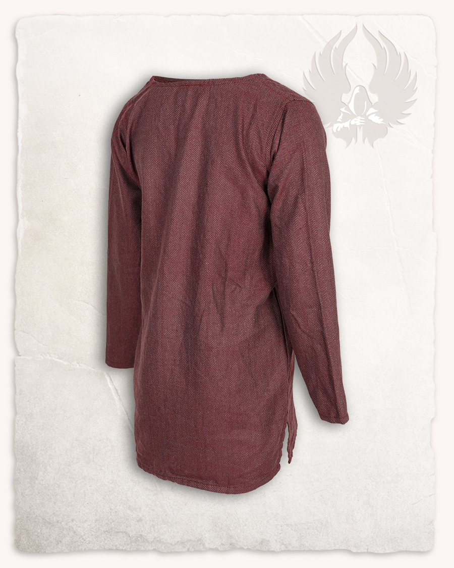 Tronde tunic fishbone burgundy Discontinued